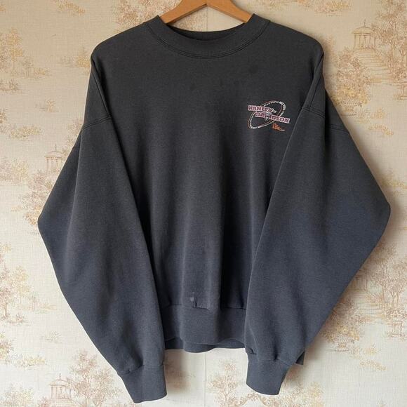 Vintage 90s 1998 Harley Davidson SweatshirtFaded Daytona Bike WeekBoxy XL